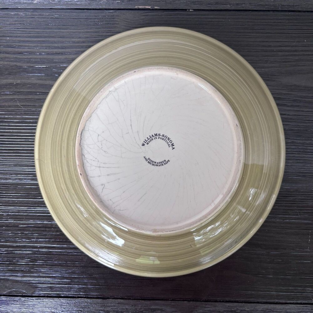 1 Williams-Sonoma Liguria Olive PASTA BOWL 9 3/8" Retired - Picture 7 of 8